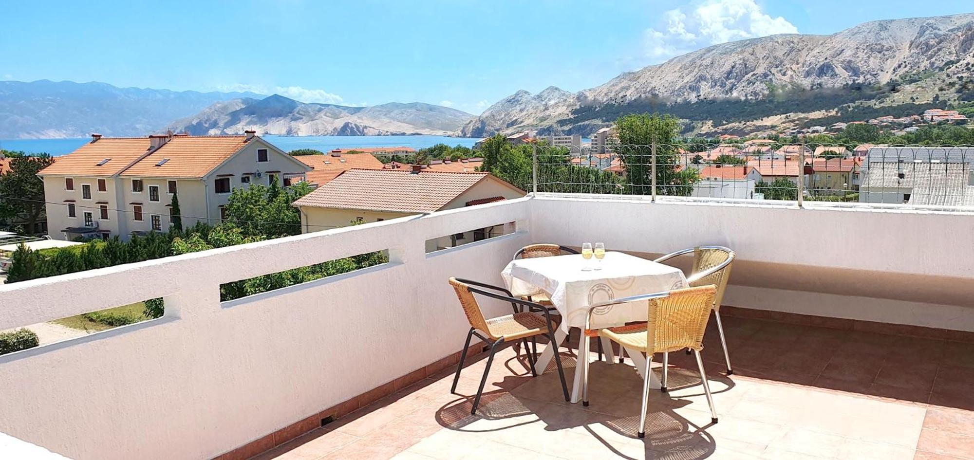 Mirjana F Apartaments Baška Esterno foto